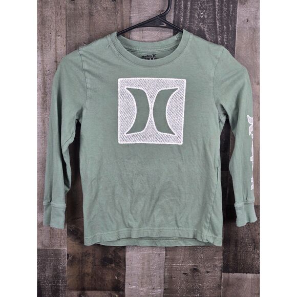 Hurley Girls Long Sleeve Shirt Size 7 Large Kids - Picture 2 of 6